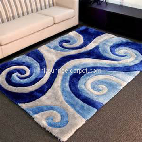 Polyester Soft &amp; Silk Shaggy Nieuwste 3D Design Rug